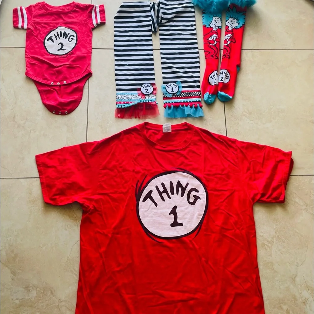 Dr. Seuss Presents Cat In The Hat  Family halloween costumes - Picture 11 of 11